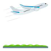 🛫 Emoji Avión Despegando en JoyPixels 5.0.