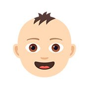 👶🏻 Emoji Baby: helle Hautfarbe JoyPixels 5.0.