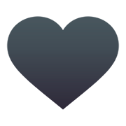 Émoji 🖤 Cœur Noir sur JoyPixels 5.0.
