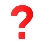 Emoji ❓ Punto Interrogativo Rosso su JoyPixels 5.0.
