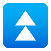 ⏫ Emoji Triángulo Doble Hacia Arriba en JoyPixels 5.0.