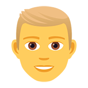 👱‍♂️ Emoji Homem: Cabelo Loiro na JoyPixels 5.0.