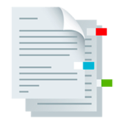Emoji 📑 Etichette Segnalibro su JoyPixels 5.0.