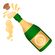 🍾 Emoji Garrafa De Champanhe na JoyPixels 5.0.