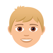 👦🏼 Emoji Junge: mittelhelle Hautfarbe JoyPixels 5.0.