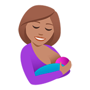 🤱🏽 Emoji Lactancia Materna: Tono De Piel Medio en JoyPixels 5.0.
