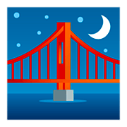 Emoji 🌉 Ponte Di Notte su JoyPixels 5.0.