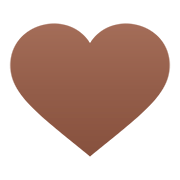 🤎 Emoji Corazón Marrón en JoyPixels 5.0.