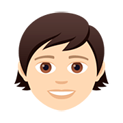 🧒🏻 Emoji Kind: helle Hautfarbe JoyPixels 5.0.