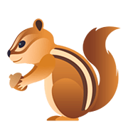 Émoji 🐿️ écureuil sur JoyPixels 5.0.