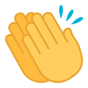 👏 Emoji Manos Aplaudiendo en JoyPixels 5.0.