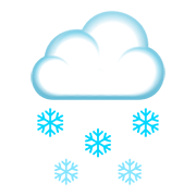 🌨️ Emoji Nuvem Com Neve na JoyPixels 5.0.