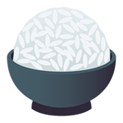 🍚 Emoji Reis in Schüssel JoyPixels 5.0.
