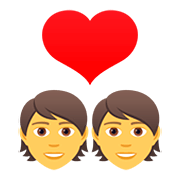 Émoji 💑 Couple Avec Cœur sur JoyPixels 5.0.