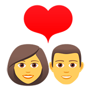 Emoji 👩‍❤️‍👨 Coppia Con Cuore: Donna E Uomo su JoyPixels 5.0.