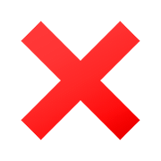 Emoji ❌ Croce su JoyPixels 5.0.