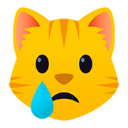 😿 Emoji Rosto De Gato Chorando na JoyPixels 5.0.