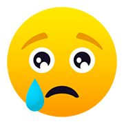 Emoji 😢 Faccina Che Piange su JoyPixels 5.0.
