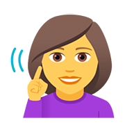 🧏‍♀️ Emoji gehörlose Frau JoyPixels 5.0.