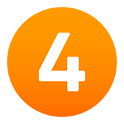 Émoji 4️ Chiffre quatre sur JoyPixels 5.0.