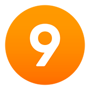 9️ Emoji Número nueve en JoyPixels 5.0.