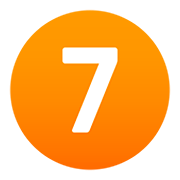 7️ Emoji Numero siete en JoyPixels 5.0.