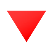 Émoji 🔻 Triangle Rouge Pointant Vers Le Bas sur JoyPixels 5.0.