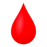 🩸 Emoji Blutstropfen JoyPixels 5.0.