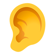 Emoji 👂 Orecchio su JoyPixels 5.0.