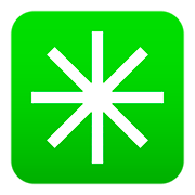 Emoji ✳️ Asterisco su JoyPixels 5.0.