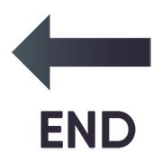 🔚 Emoji Flecha END en JoyPixels 5.0.