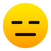 Émoji 😑 Visage Sans Expression sur JoyPixels 5.0.