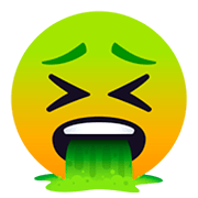 🤮 Emoji Cara Vomitando en JoyPixels 5.0.