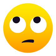 🙄 Emoji Augen verdrehendes Gesicht JoyPixels 5.0.