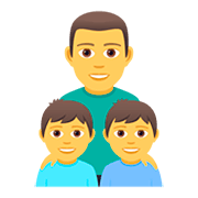Emoji 👨‍👦‍👦 Famiglia: Uomo, Bambino E Bambino su JoyPixels 5.0.