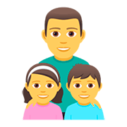 👨‍👧‍👦 Emoji Familia: Hombre, Niña, Niño en JoyPixels 5.0.