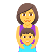 👩‍👦 Emoji Familie: Frau, Junge JoyPixels 5.0.