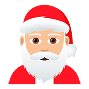 🎅🏼 Emoji Papai Noel: Pele Morena Clara na JoyPixels 5.0.