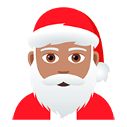 🎅🏽 Emoji Papai Noel: Pele Morena na JoyPixels 5.0.