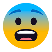 😨 Emoji Cara Asustada en JoyPixels 5.0.