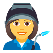 Emoji 👩‍🏭 Operaia su JoyPixels 5.0.