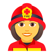 Emoji 👩‍🚒 Pompiere Donna su JoyPixels 5.0.