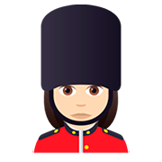 💂🏻‍♀️ Emoji Guardia Mujer: Tono De Piel Claro en JoyPixels 5.0.