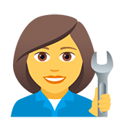 👩‍🔧 Emoji Mecánica en JoyPixels 5.0.