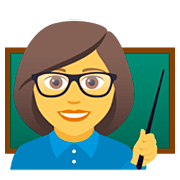 Émoji 👩‍🏫 Enseignante sur JoyPixels 5.0.