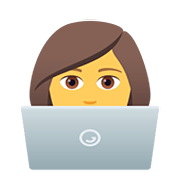 Emoji 👩‍💻 Tecnologa su JoyPixels 5.0.