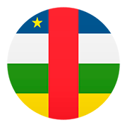 🇨🇫 Emoji Bandeira: República Centro-Africana na JoyPixels 5.0.
