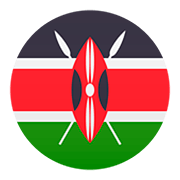 🇰🇪 Emoji Bandera: Kenia en JoyPixels 5.0.