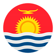 🇰🇮 Emoji Bandera: Kiribati en JoyPixels 5.0.
