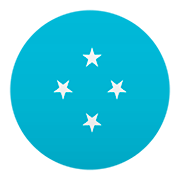 🇫🇲 Emoji Bandera: Micronesia en JoyPixels 5.0.